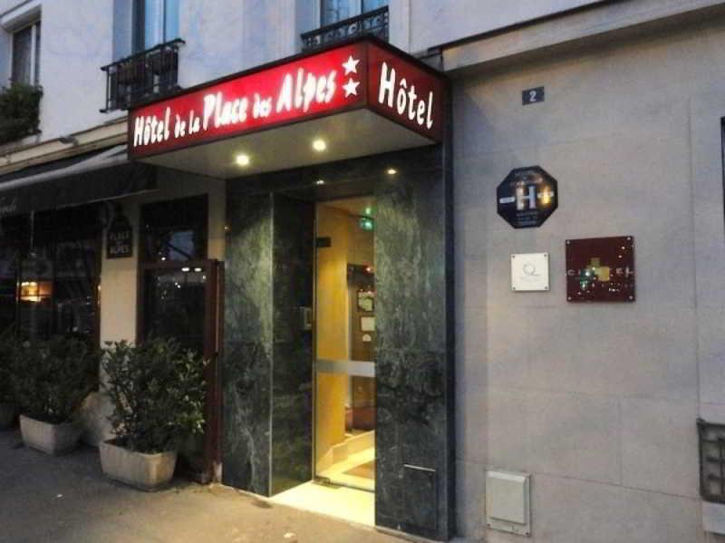 Hotel De La Place Des Alpes Paris Exterior foto